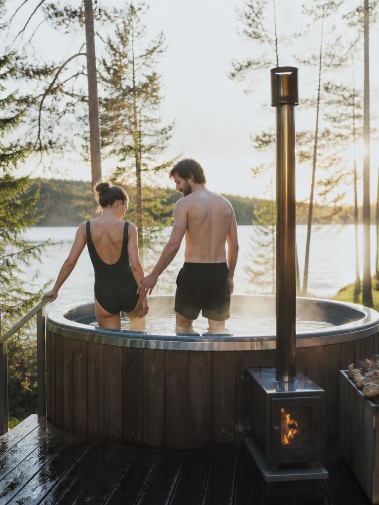 Dagspa med utomhuspool – Fyra timmar värme, kallbad och ingenting på schemat.